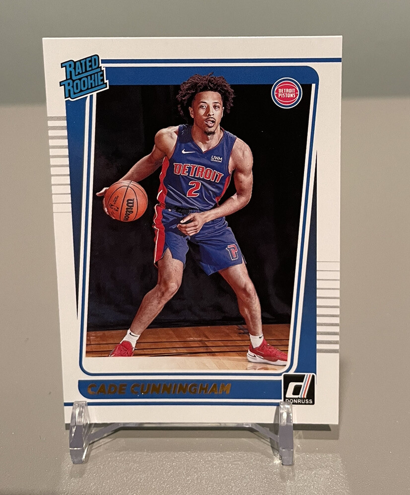Cade Cunningham 2021-22 Donruss Rated Rookie RC #211 Detroit Pistons Base Panini