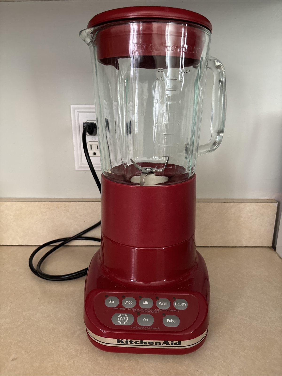 KitchenAid 5Speed Ultra Power Blender Empire Red (KSB5ER4) Excellent
