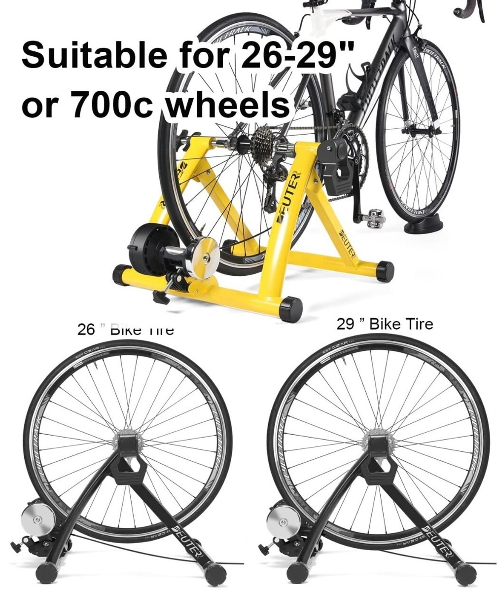 DEUTER Bike Trainer Indoor Resistance Exercise Stationary Bicycle