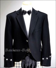 ARGYLL KILT JACKE SCHWARZ BARATHEA WOLL NORMA...