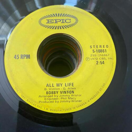 Bobby Vinton - All my Life/Sealed with a Kiss 5-10861 45rpm VG+ R20