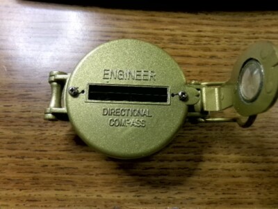VTG 80s Engineer Directional Compass Pre-owned Unbranded Working