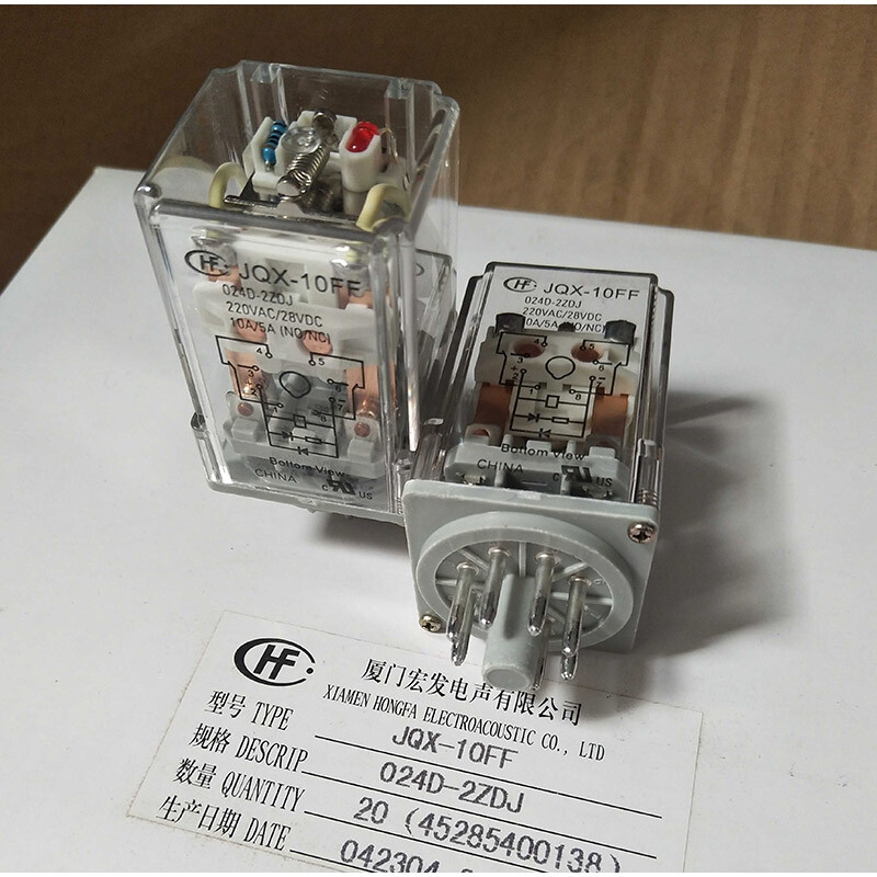 Relè Di Potenza DELTROL 275F 102C 24D S155D – 24VDC 8 Pin 25A 250V – Usato Ma Funzionante