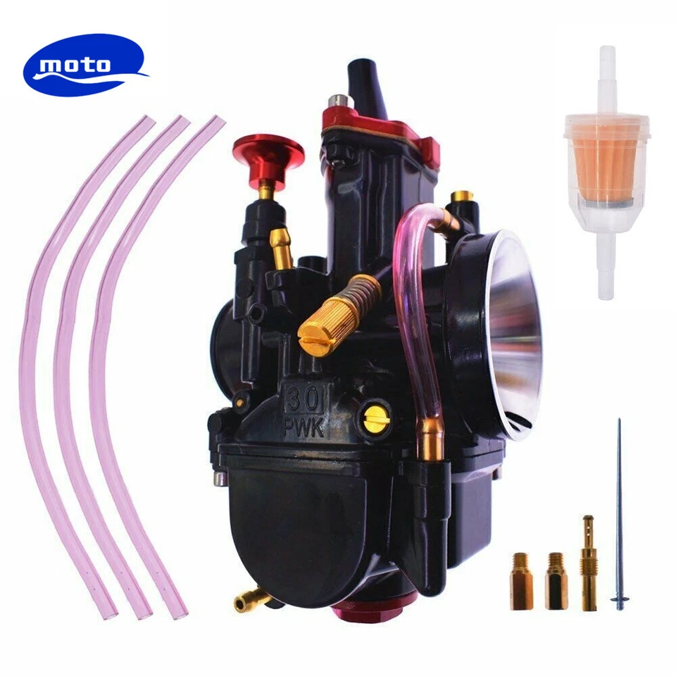 Universal Motorcycle PWK 30mm Carburetor Racing Part For Honda Replacement carb - Image 2 of 4