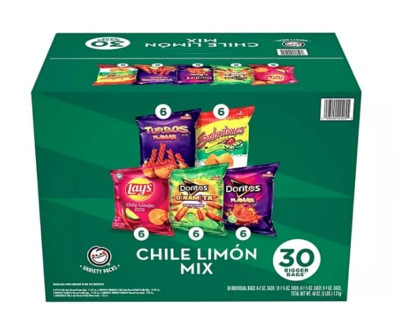 Sabritas Chile Limon Mix Variety Pack (30 ct.)