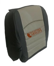 2013 Fits Dodge Ram Slt Extended Cab Driver Bottom Vinyl Seat Cover 2 Tone Gray