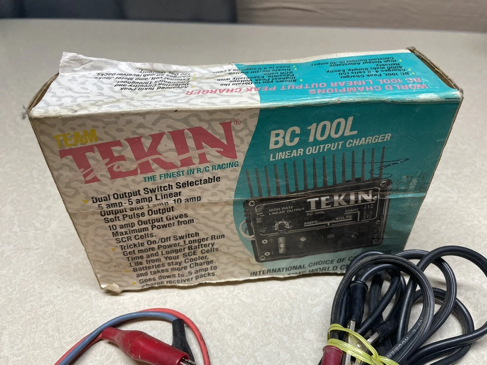 Vintage Tekin BC100L Linear Output Charger Untested - Image 3 of 4