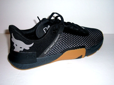 Under Armour Project Rock  HOVR Tribase  Reign Shoes Sz 13 Blood Sweat Respect