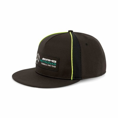 Puma Mercedes Formula One Flat Brim Hat 