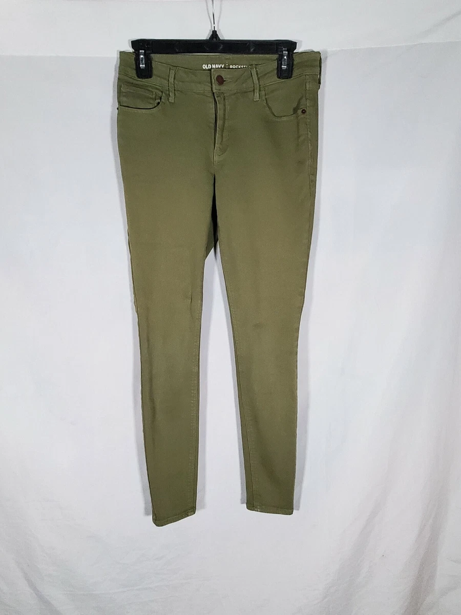 Old navy olive best sale pants
