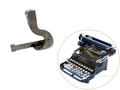 Right Paper Finger for Corona No.3 Typewriter Antique Part Vtg Machine a Ecrire