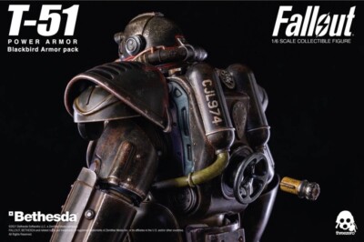 threezero フォールアウト T-51 ブラックバード・アーマー・パック Threezero X Bethesda 1/6 Fallout T-51 Power Armor Blackbird Armor