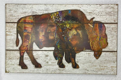 Open Roads Brands - Denton Lund 32 X 20-inch Home Decor Print - Buffalo