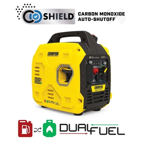 Champion Power Equipment 201122 2500-Watt Dual Fuel Portable Inverter Generator