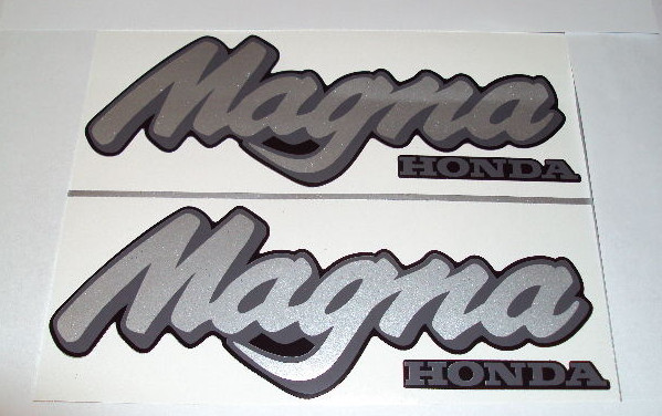 1988 VF750C Super Magna Stock Black Tank Decals (2) UK