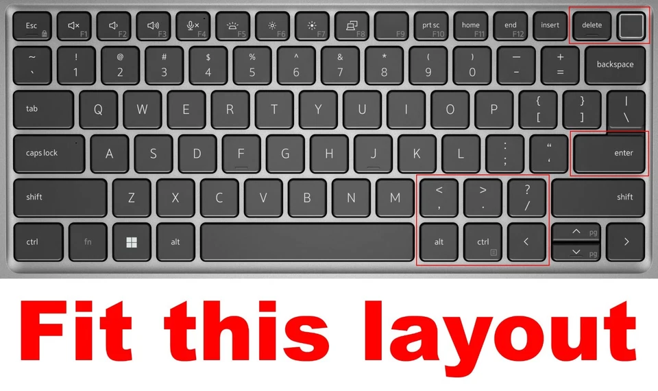 Keyboard Skin Cover Protector for Dell Latitude 3450 5350 5440 5450 7420 - Image 2 of 3