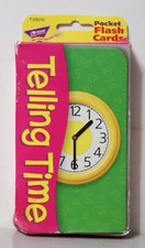 TREND Enterprises Telling Time Pocket Flash Cards T-23015