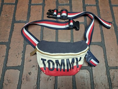 Vintage Tommy Hilfiger Red White Blue Fanny Pack