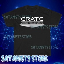 New CRATE AMPLIFIERS Men's Black T-shirt Funny Size S to 5XL