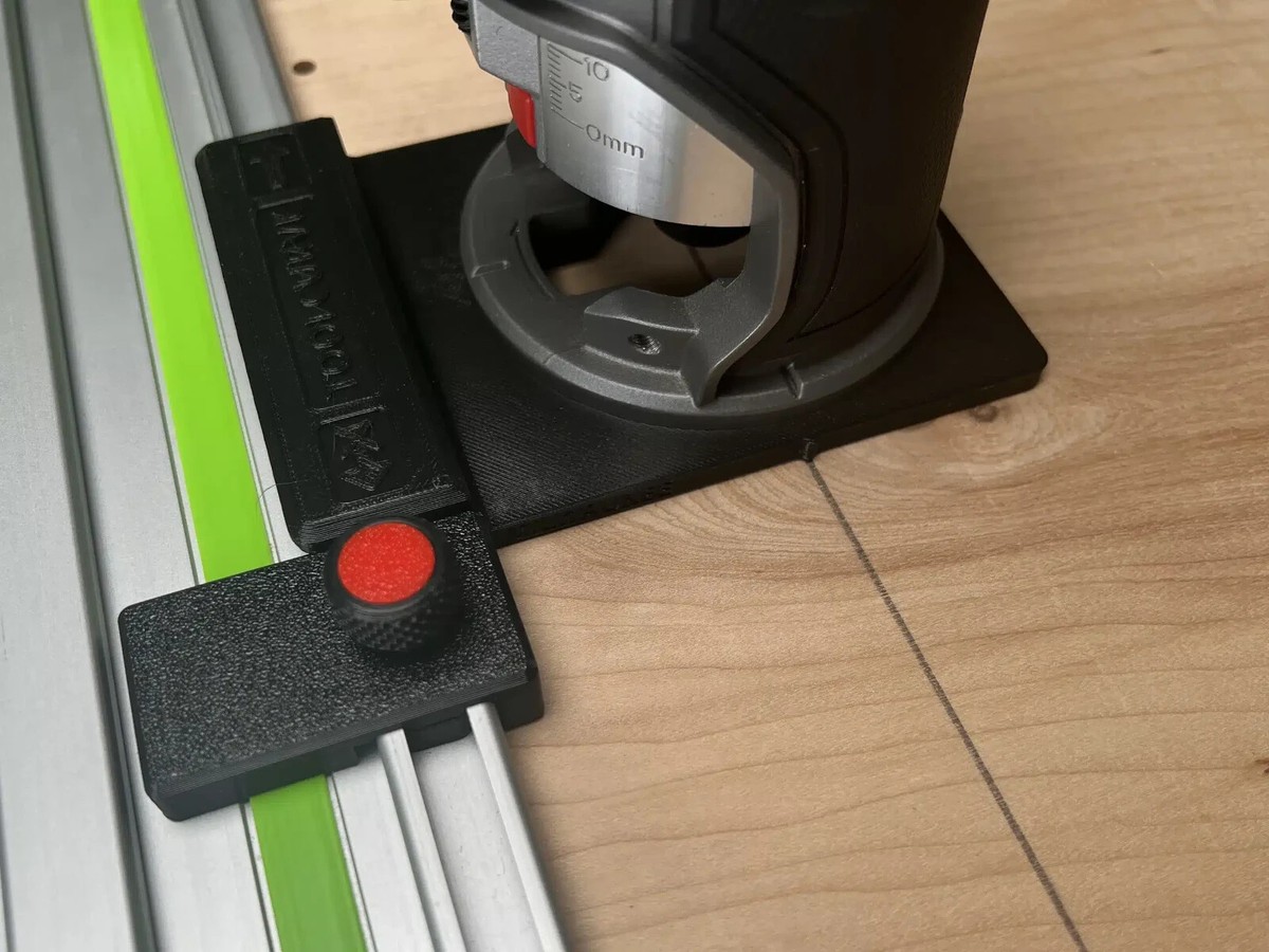 Milwaukee Router M18 Fuel Milwaukee Track Saw Guide Rail Adapter (2 ...