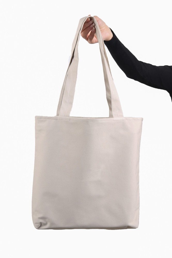 Stylish Canvas Tote Bag with Multiple Pockets for Women