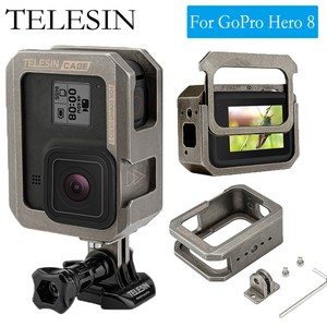 Telesin Aluminum Frame Protective Cover Vertical Cage For Gopro