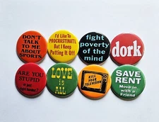 Vintage Reproduction Pinback Buttons Magnets & Bottle Openers. Set 27