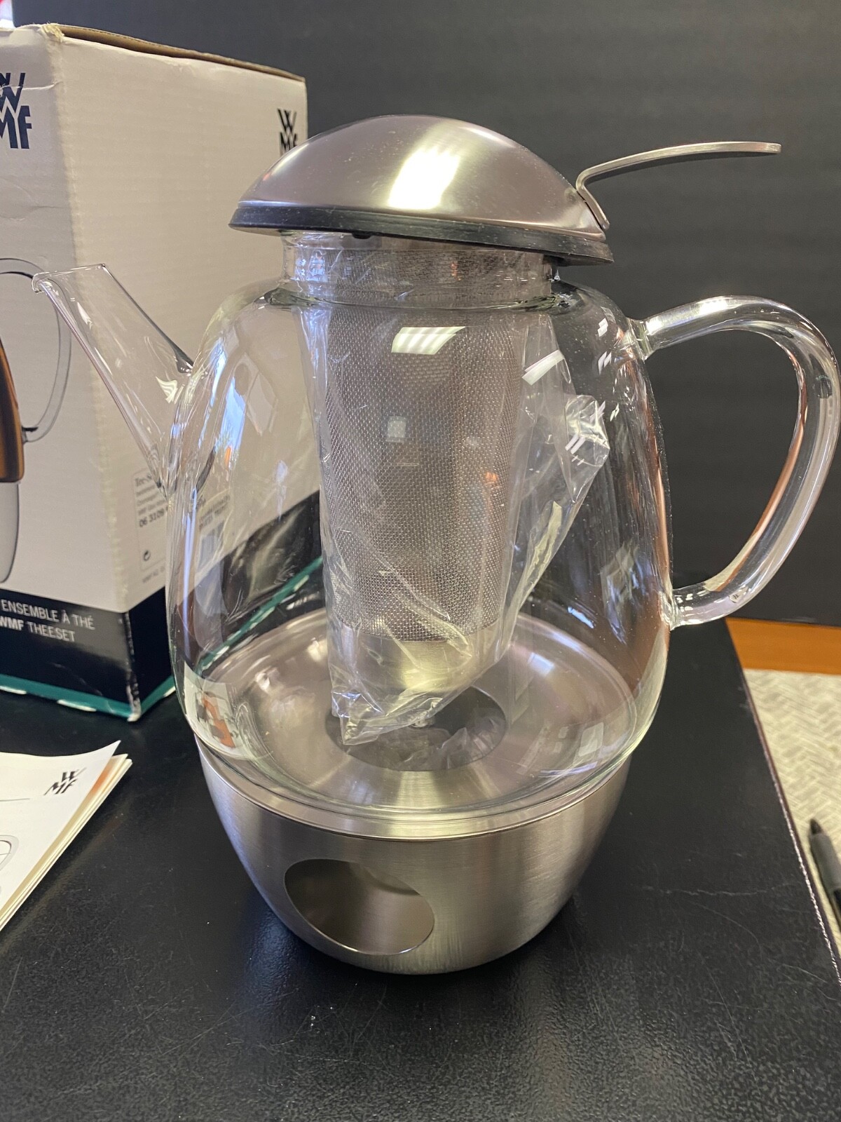 NEW IN BOX WMF SMARTEA Teapot 1L  W0631096030, NEW ( No Box)