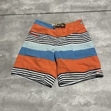 Patagonia Board Shorts Men's 30 Multicolor Striped 8" Inseam Polyester