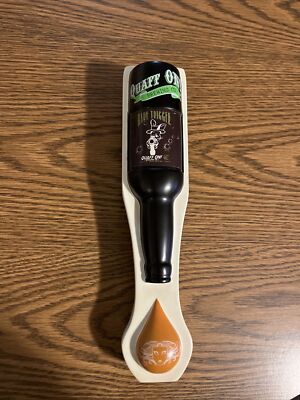 QUAFF ON! BEWING COMPANY Beer Bar Tap Handle USA Hare Trigger