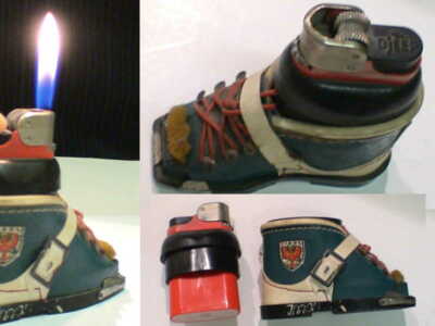 Altes Feuerzeug [> Djeep Type bic Design ] Lighter Feuerzeug Accendino