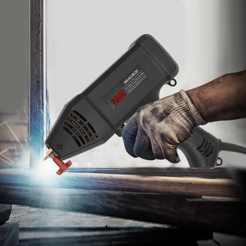 110V Portable Electric Welder Handheld Welding Machine Kit w/ Digital Display