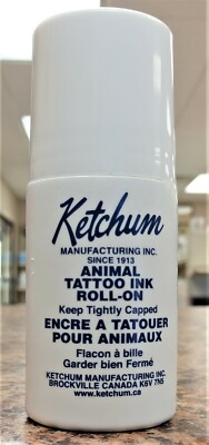 Ketchum Tattoo Ink Roll on 2 oz Permanent Ink Livestock Pigs Pets Green 