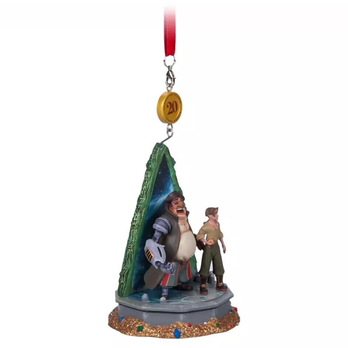 ディズニー20周年の置物 Disney - Treasure Planet Legacy Sketchbook Ornament – 20th