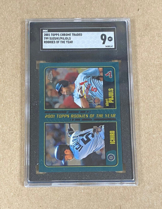 Albert Pujols 2001 Topps Chrome Traded #T99 Rookies of the Year (w