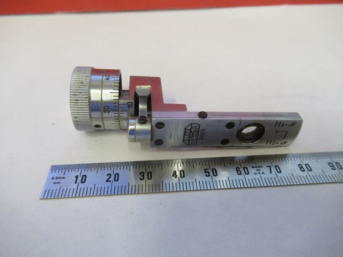 LEITZ BEREK COMPENSATOR SLIDE OPTICS MICROSCOPE PART AS PICTURED &B6-FT ...