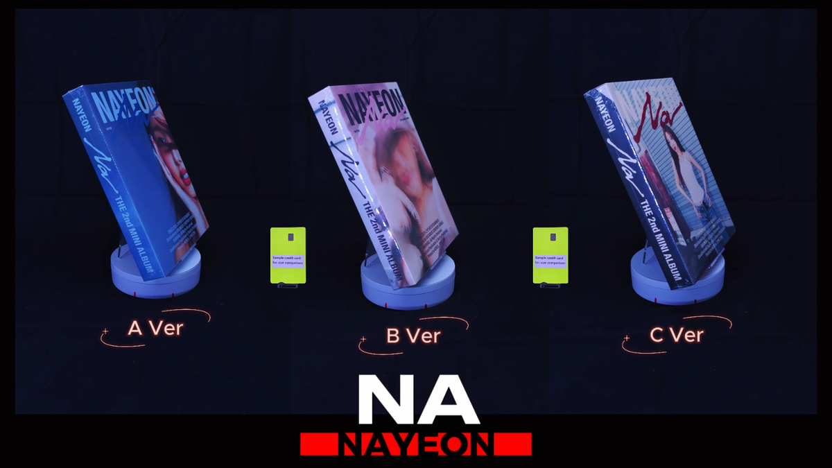 TWICE NAYEON [NA] 2nd Mini Album CD+2 Book+5 Photo Card+Hang Tag+
