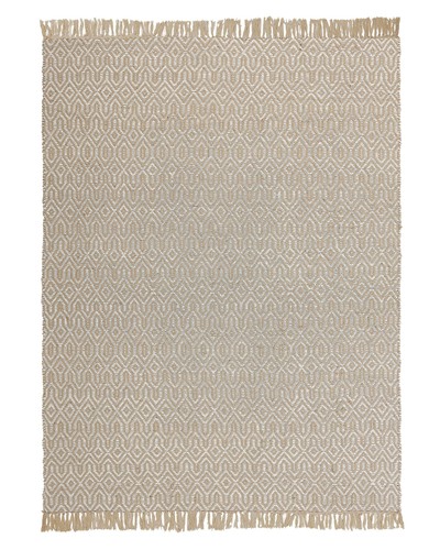 Jute Area Rug 140 x 200 cm Beige POZANTI - Picture 4 of 6