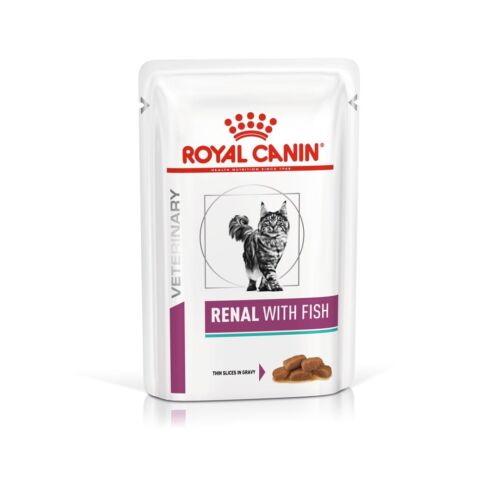 9003579000519 ROYAL CANIN Renal with Fish Wet Cat Food Pieces in Sauce - Picture 1 of 1