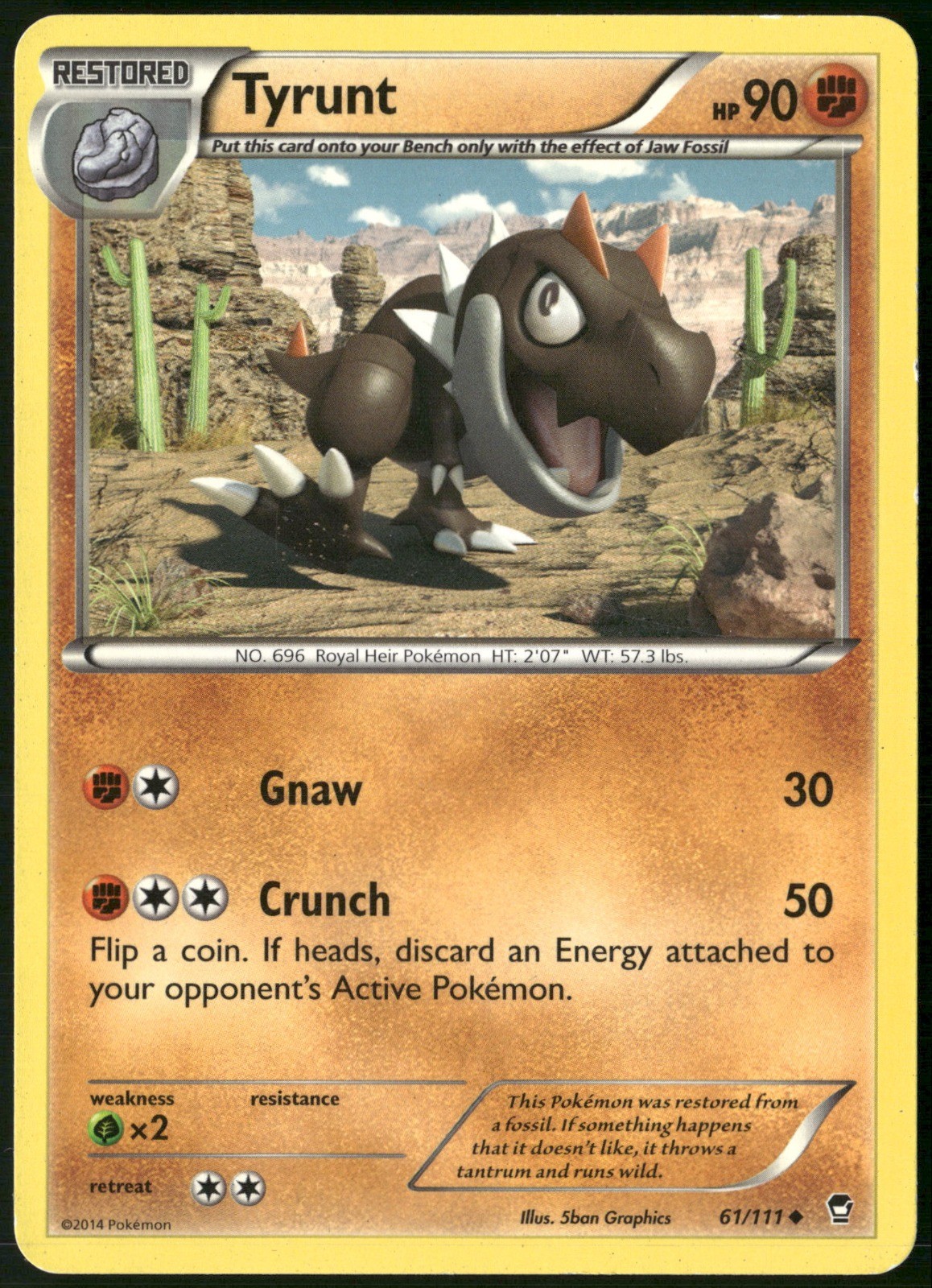 Tyrunt 61/111 XY - Furious Fists LP