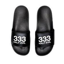 333 Half Evil Slides Rare Grailed Size 46 12-13 Mens Sandals Black Tiny Logo