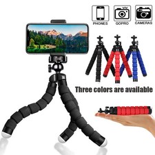 Tripod Stand w/ Phone Holder Mini Octopus Small Adjustable Mount iPhone Samsung