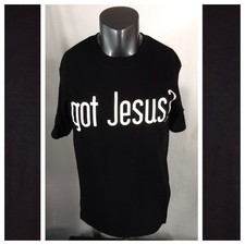 Vintage Got Jesus T-Shirt Christian Worship Jesus Tee Black Medium Anvil