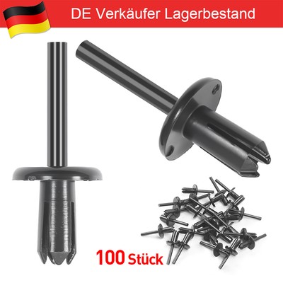 100 x Für LAND ROVER DEFENDER Radlauf Radlaufleisten Clips Spreizniete DE