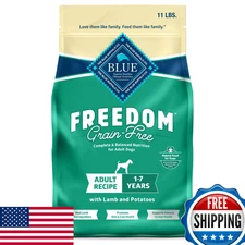 Blue Buffalo Freedom Grain-Free Dry Dog Food Lamb & Potato Adult 11-lb Bag