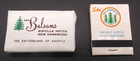 VTG 70s Balsams NH Souvenir Soap Matchbook Dixville Notch Ski Resort Switzerland — photo 1