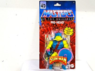 MOTU Masters of the Universe PIG-HEAD Sun Man Figur Karte 40th GNN84 ungeöffnet8