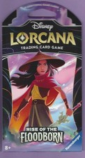 Disney Lorcana "Rise of the Floodborn" 12-Card Sealed Sleeved Booster Raya