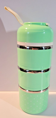 Stackable Insulated Bento Box Lunch Food Container Carrier Picnic Work  Tailgate