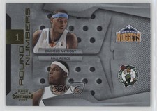 2009 Playoff Contenders Round Numbers Gold Carmelo Anthony Paul Pierce HOF 08fz